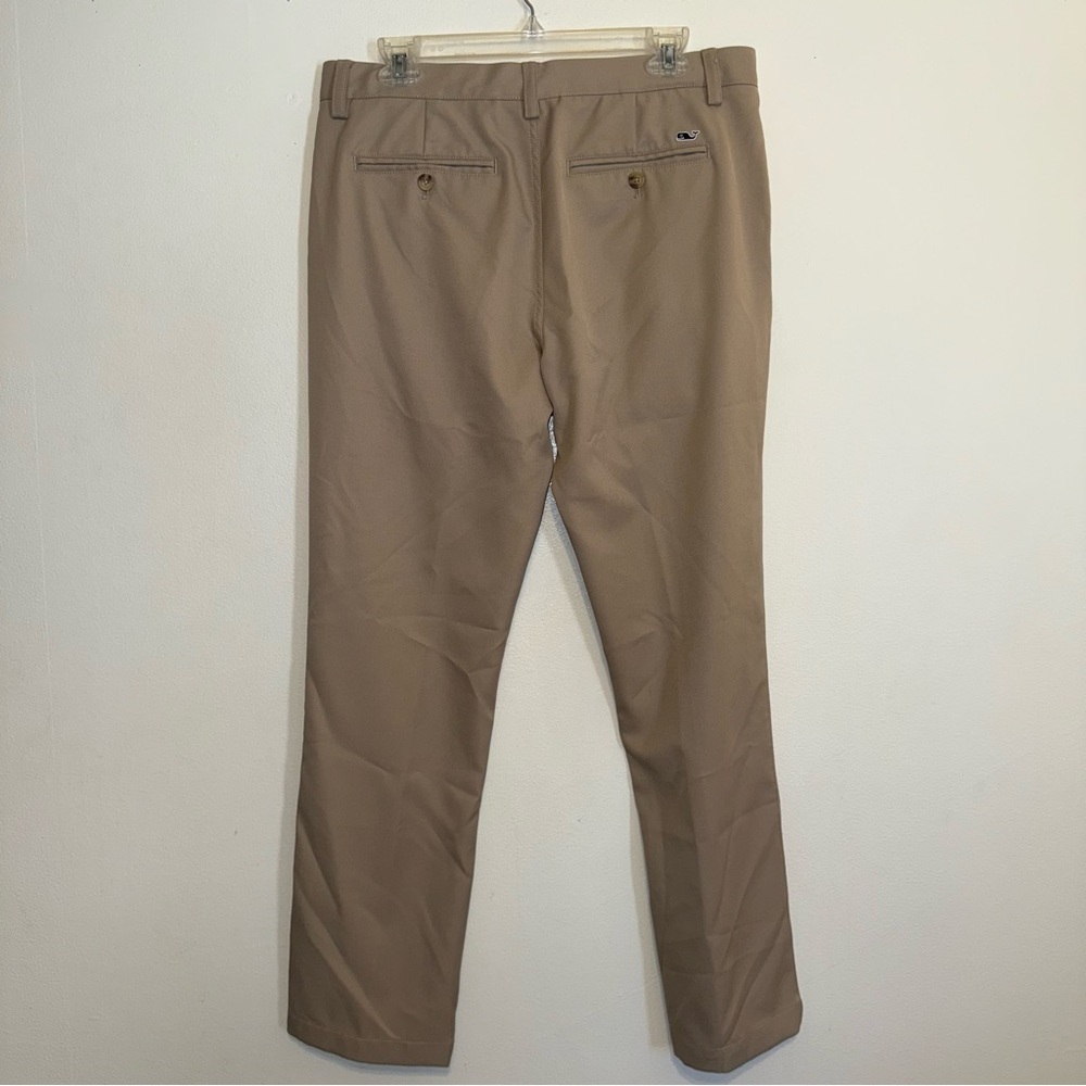 Vineyard Vines Links Pants Mens 32x32 Khaki Performance Stretch Chino Golf - Picture 2 of 6